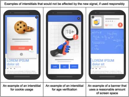 Google Intrusive interstitial example 2
