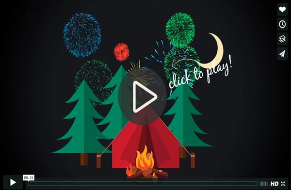 bonfire night one2create animation