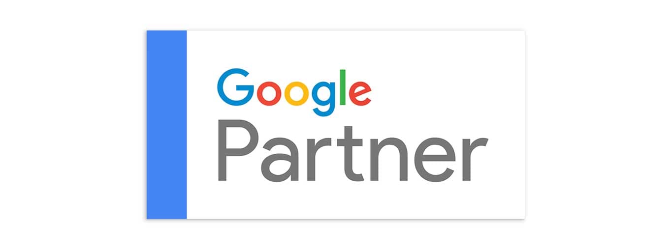 Google Partner badge on a white background with shadow