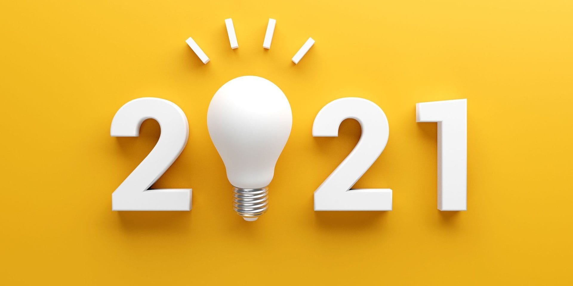 yellow background with 2021