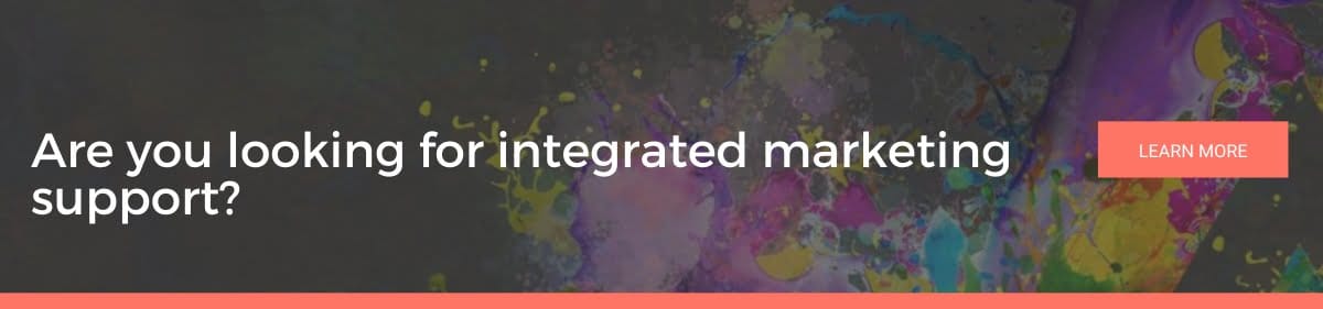 CTA encouraging readers to use an integrated marketing agency
