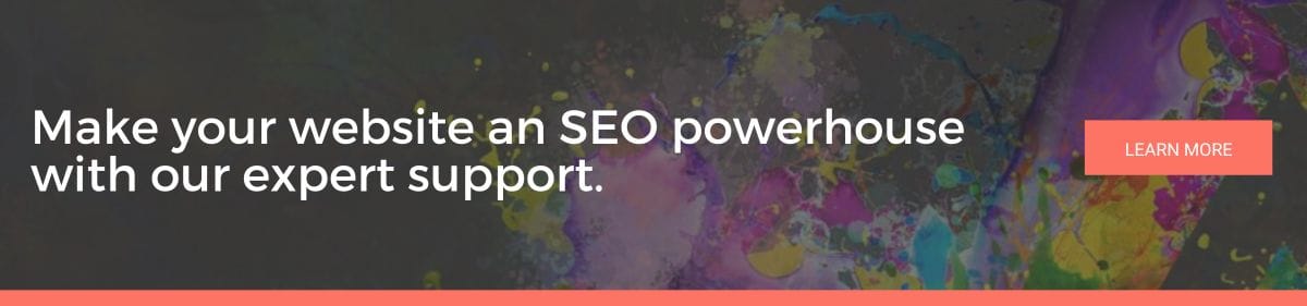 A CTA encouraging people to engage with our SEO support