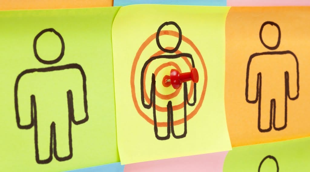 a stylised image depicting a target audience